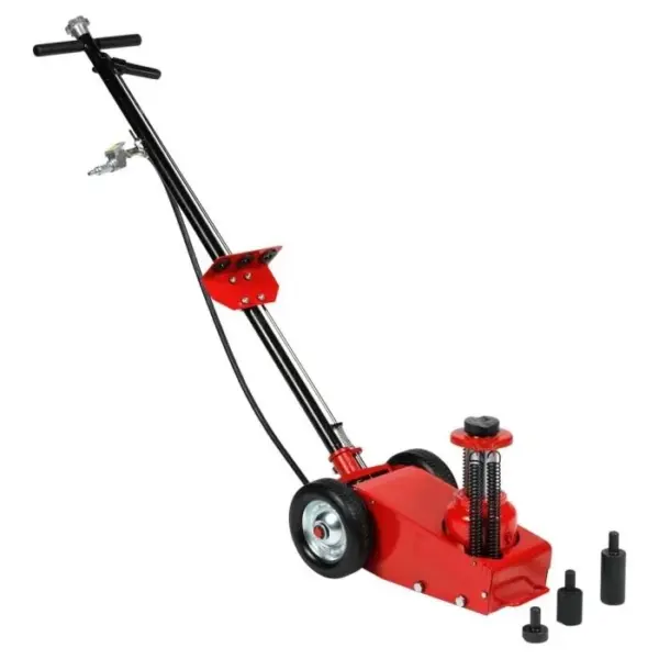 22-Ton Air Hydraulic Axle Jack with Handle and Extensions – Heavy Duty Lift Tool